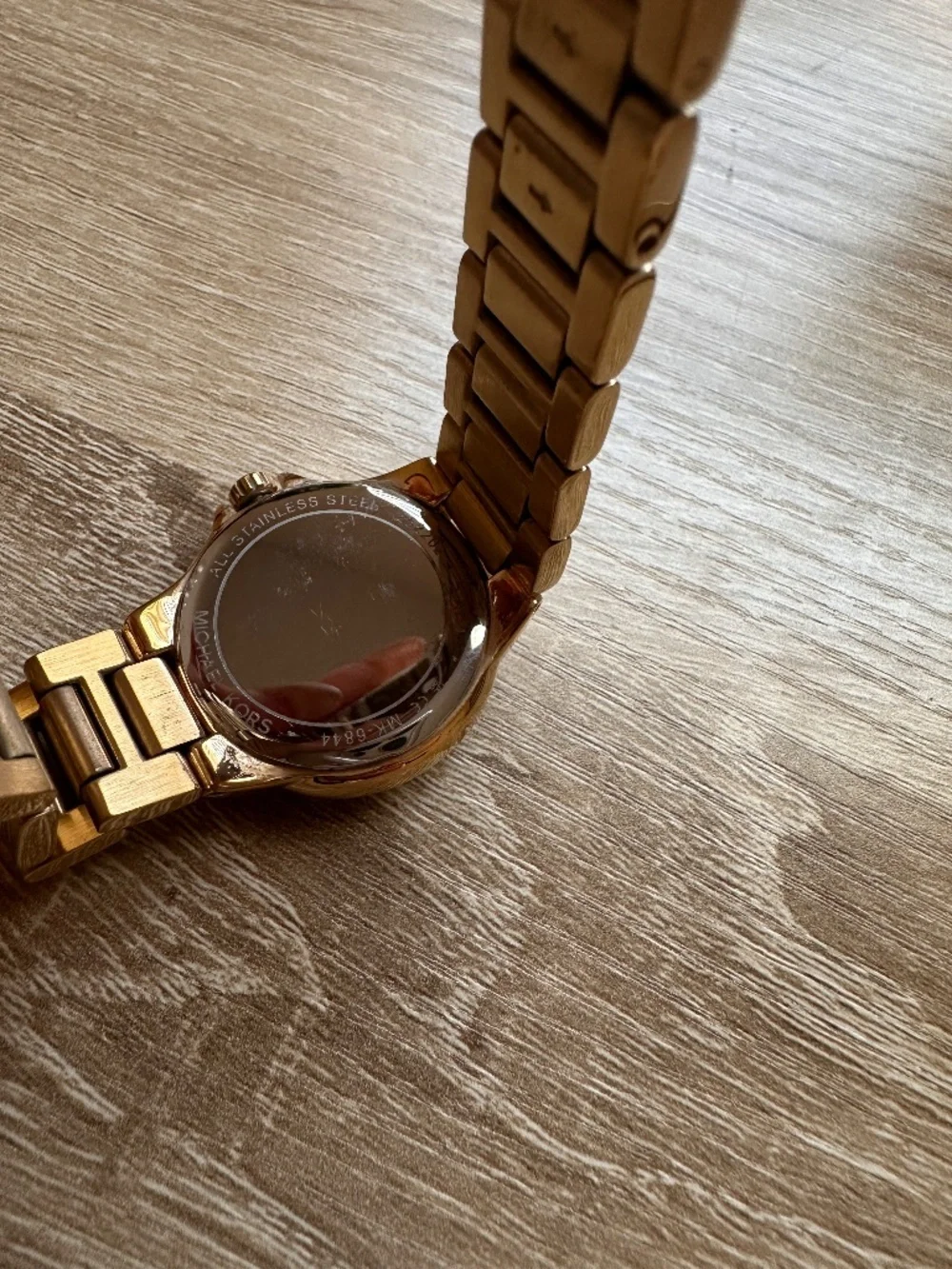 Michael Kors Mini Camille MK6844 Gold Crystal Pavé Watch 33mm